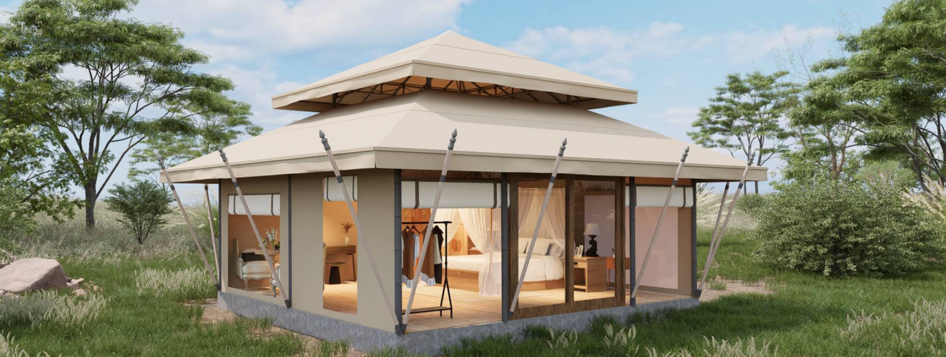 都兰县户外野奢帐篷